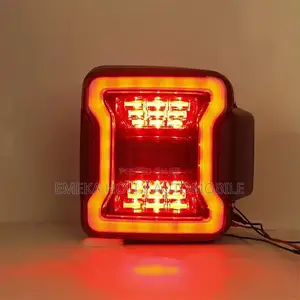 Premium Smoked LED Taillights for Jeep Wrangler JK JL