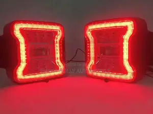 Jeep Wrangler JK JL LED Tail Lights Rear Lamps Pair