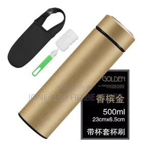 500ml Vacuum Water Flask + Cup Sleeve + Cup Brush