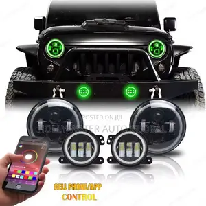 Jeep Wrangler Led Headlights and Fog Light