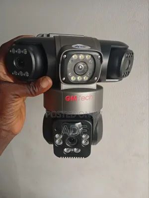 PTZ Solar Triple Lens Hd CCTV Camera