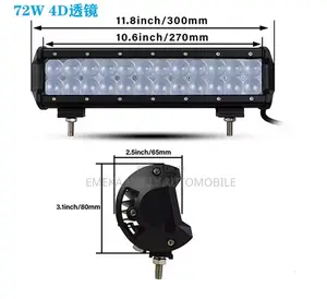 Premium 13" and 11" Waterproof LED Work Light Bar Package