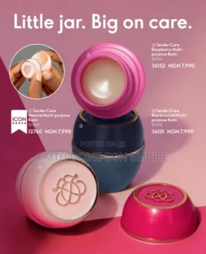 Oriflame Tender Care Multi-Purpose Balm (Natural, Raspberry Black )