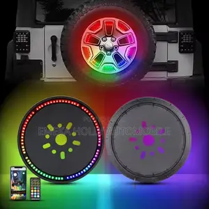 LED Spare Tire 3rd Brake Light Wheel Ring Assembly for Jeep Wrangler