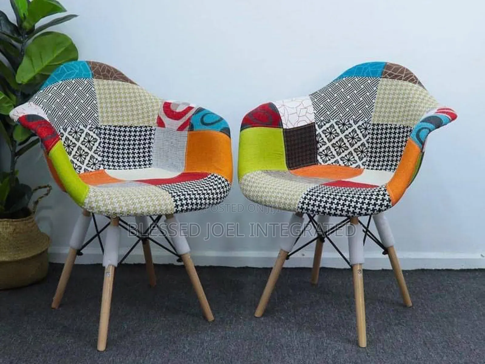 Patch Chair With Fabric