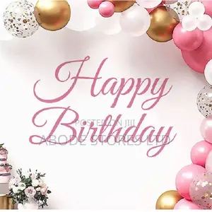 Happy Birthday Decal Wall Sticker