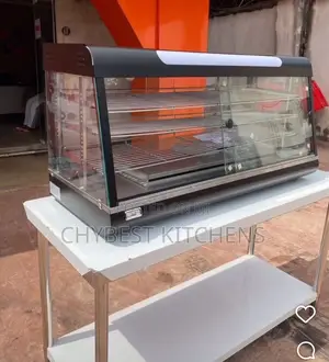 4ft Black Warmer for Snacks