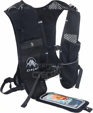 Running Vest With Adjustable Straps - Lightweight, Breathable