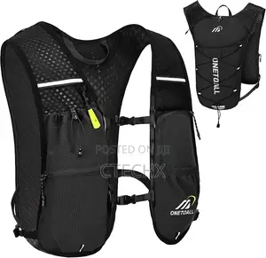 Running Vest With Adjustable Straps - Lightweight, Breathable