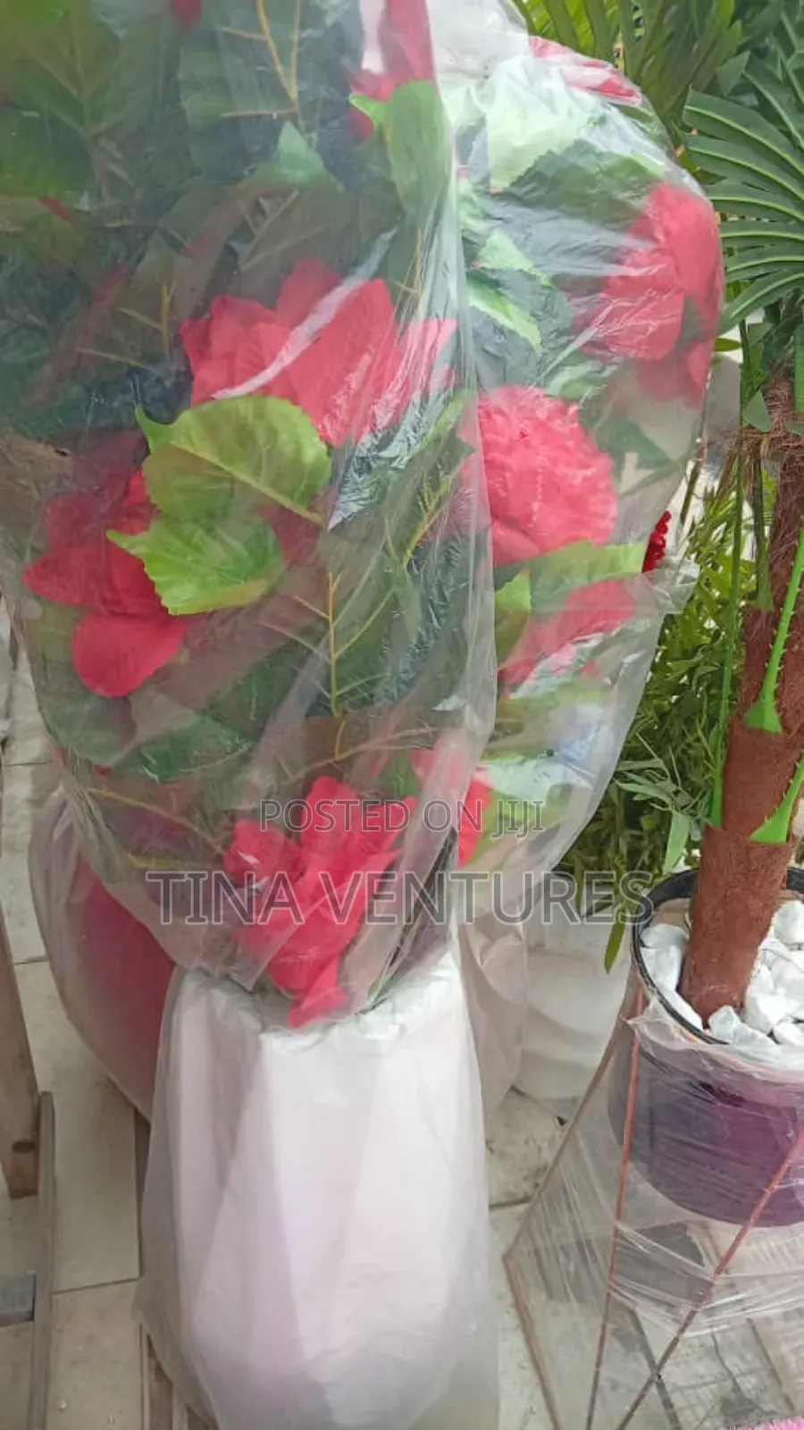 Artificial Flower and Pot Set ( Fine Quality)