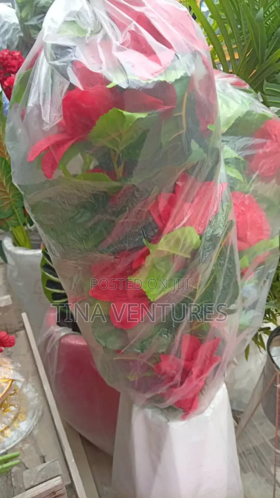 Artificial Flower and Pot Set ( Fine Quality)