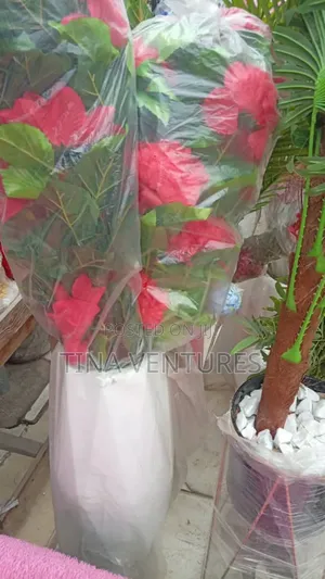 Artificial Flower and Pot Set ( Fine Quality)