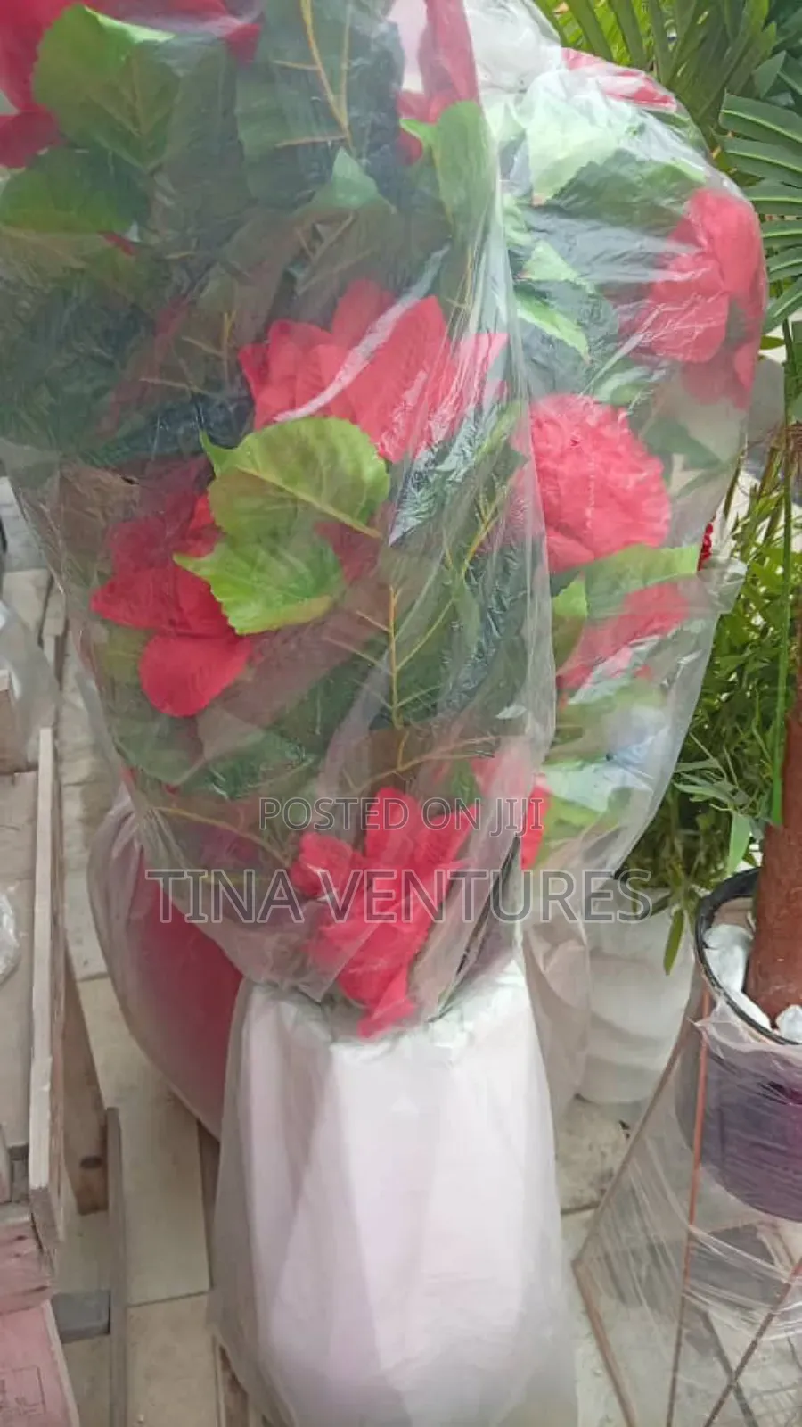 Artificial Flower and Pot Set ( Fine Quality)