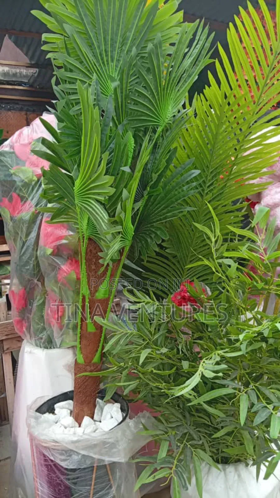 Artificial Flower and Pot Set ( Fine Quality)