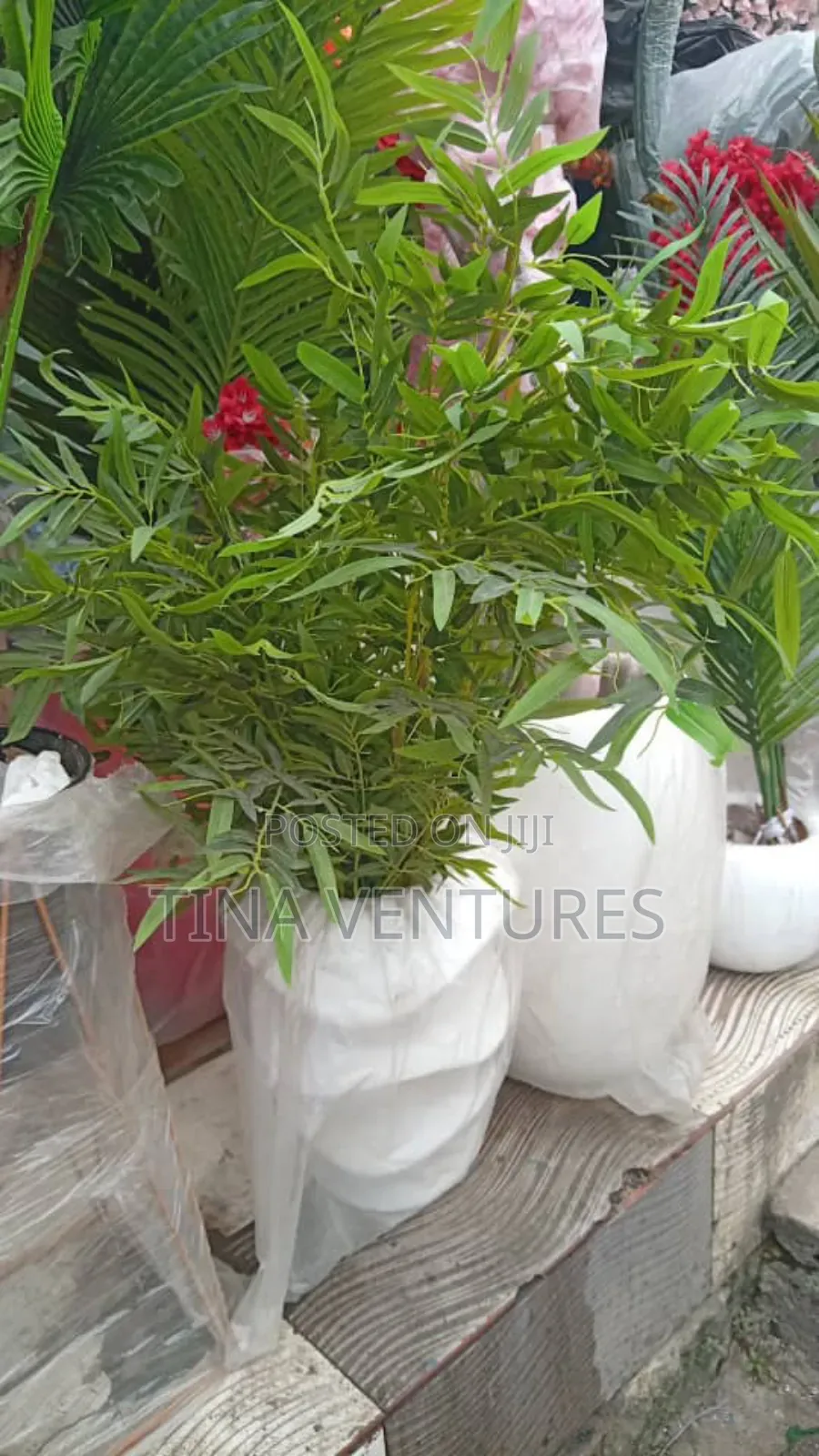 Artificial Flower and Pot Set ( Fine Quality)