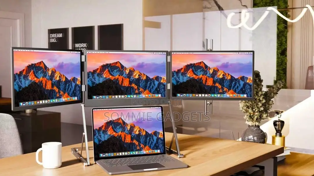 Foldable Tripple Monitor