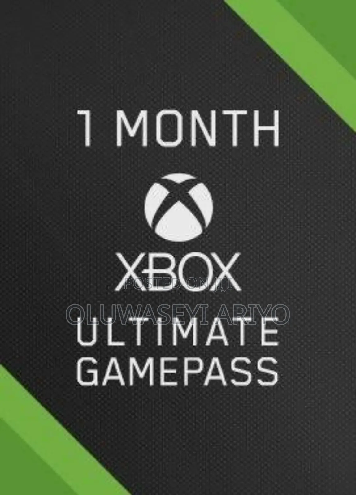 1 Month Xbox Game Pass Ultimate Subscription