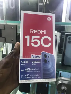 New Xiaomi Redmi 15C 4G 256 GB Black