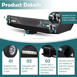 Jeep Wrangler JL Front Rear Bumper Combo Kit