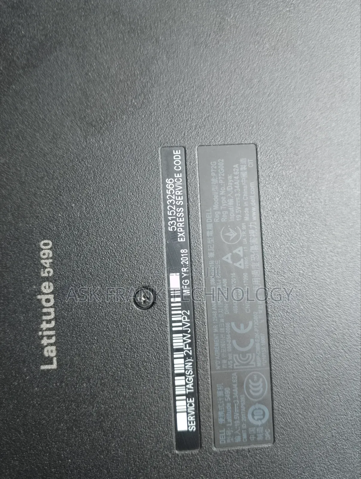 Laptop Dell Latitude 5490 8GB Intel Core i5 SSD 256GB