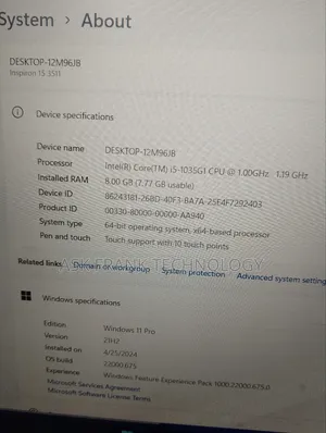 Laptop Dell Inspiron 15 3000 8GB Intel Core i5 SSD 500GB