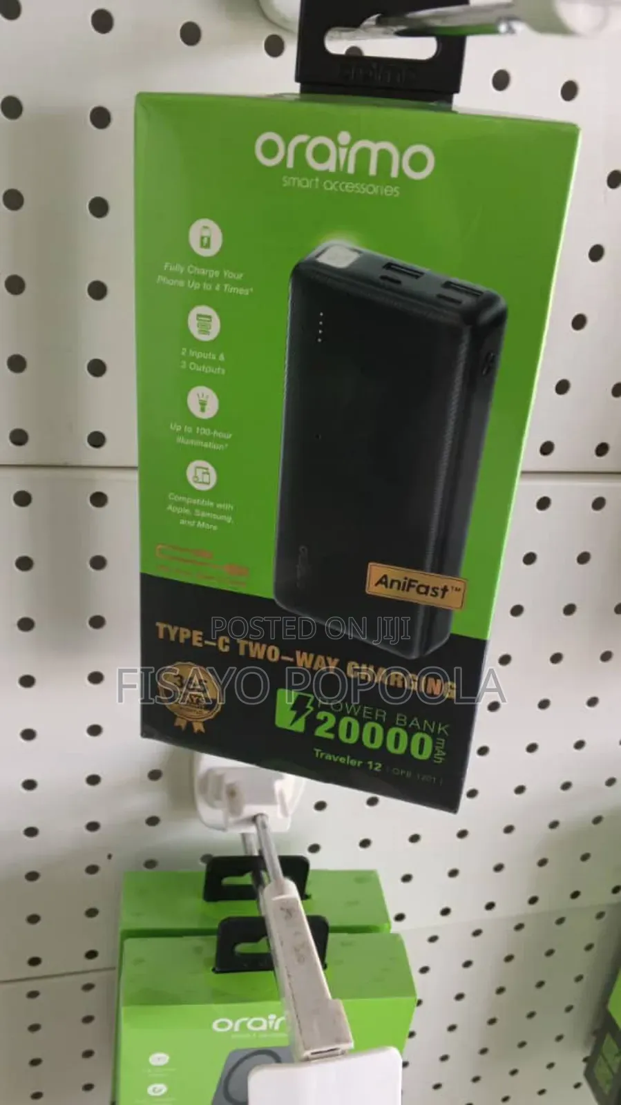 Oraimo Power Bank and Accessories