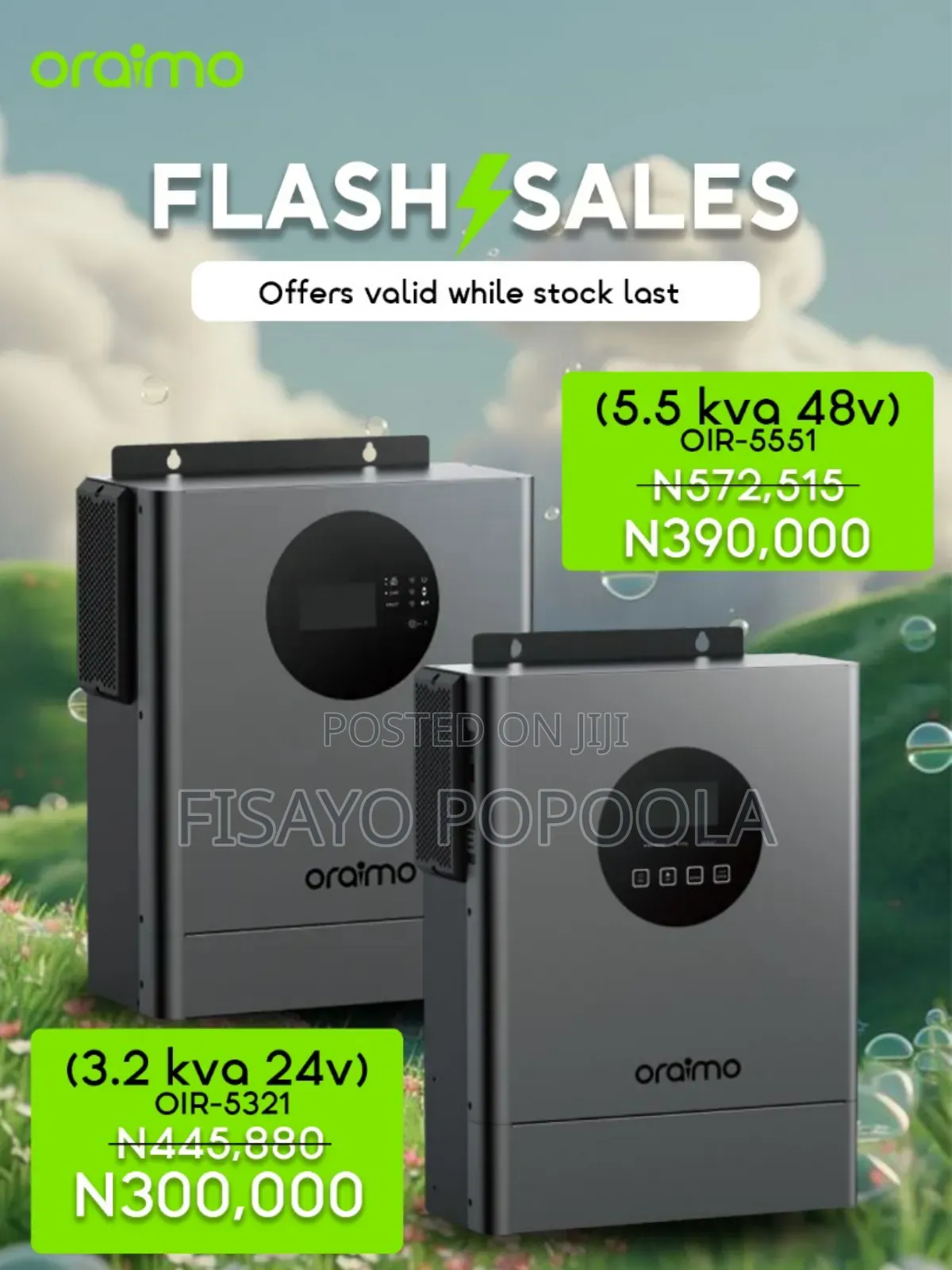 Oraimo Power Bank and Accessories