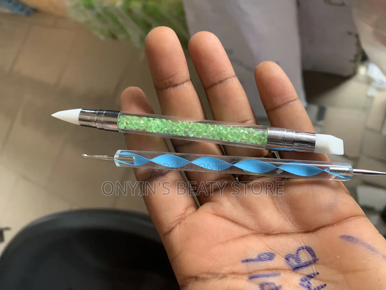 Nail Silicon Brush and Dotting Pin