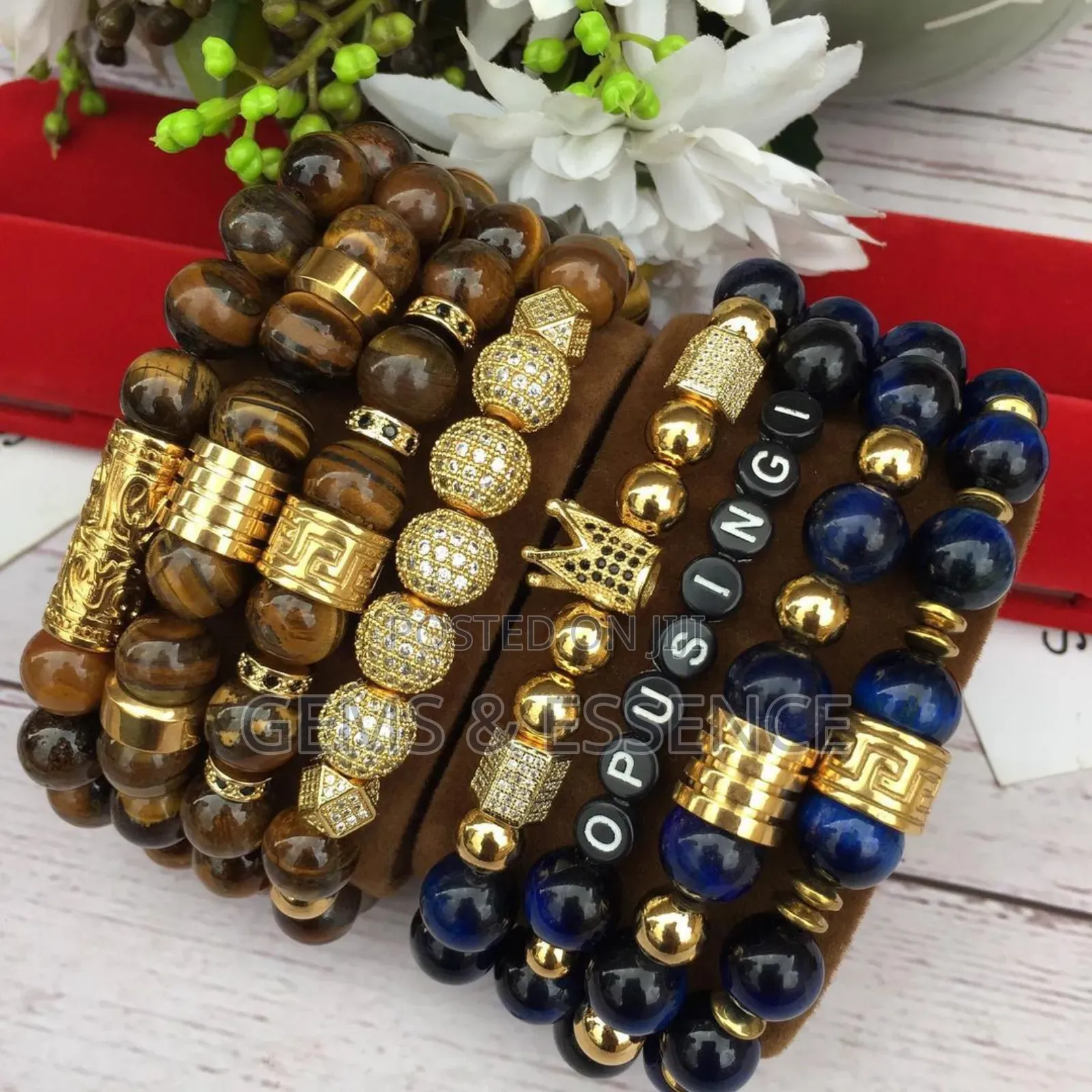 Gemstone Bracelet Set