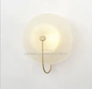Modern Stripe Round Wall Lamp