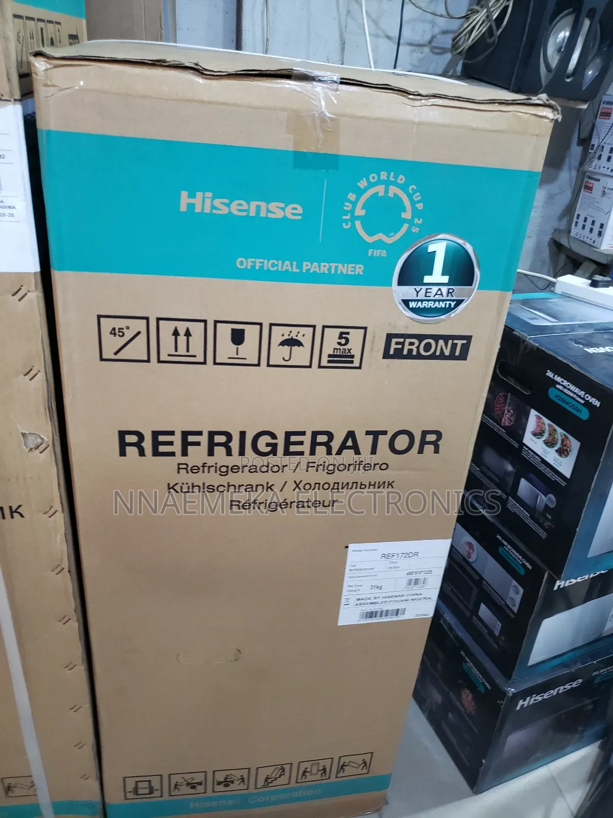 Hisense Ref 172dr 124l