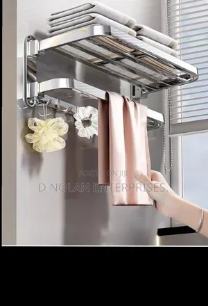Stainless-bathroom-foldable Towel Rail