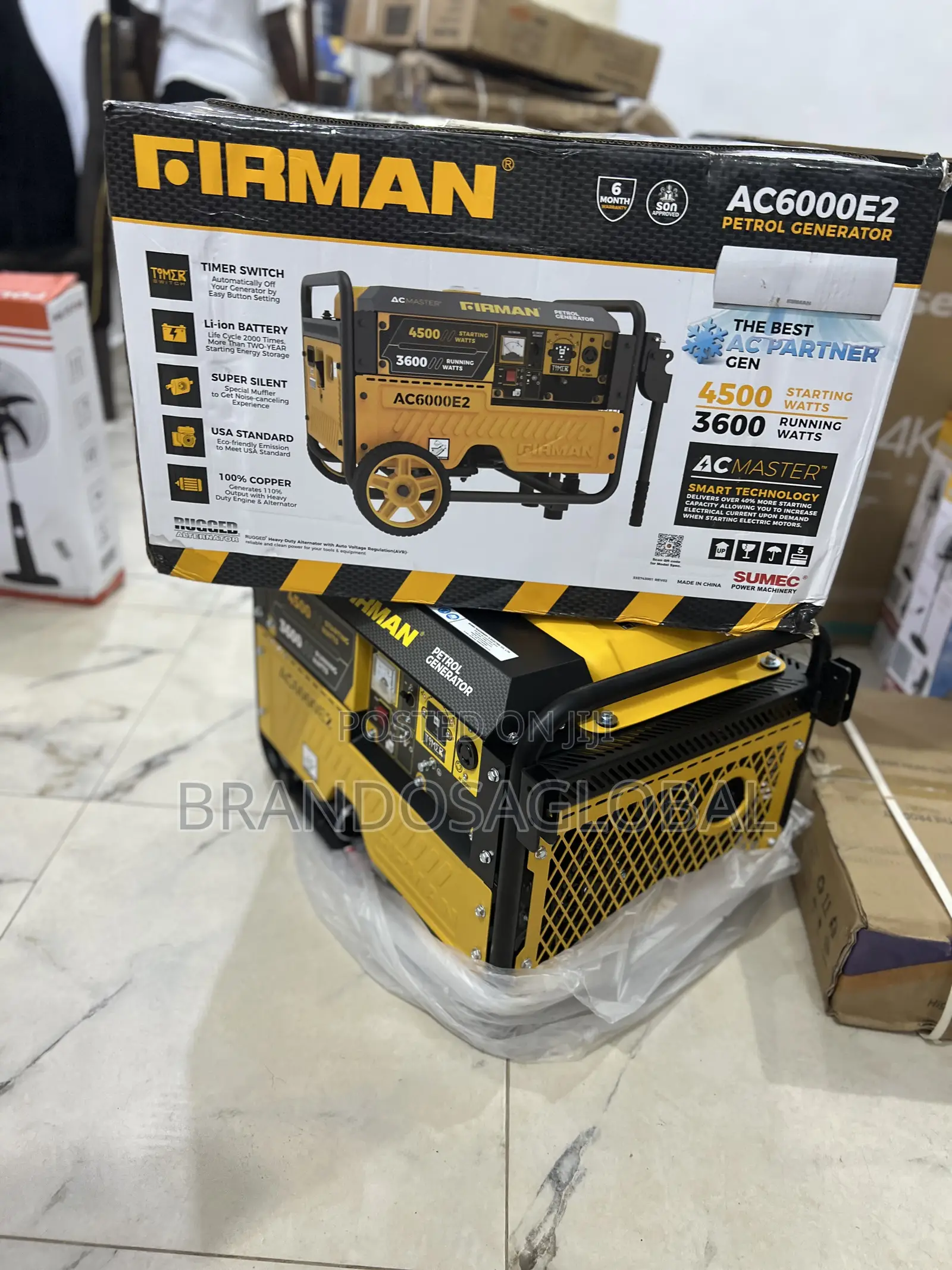 Firman 3.5kva Key Start Generator – High Output Engine