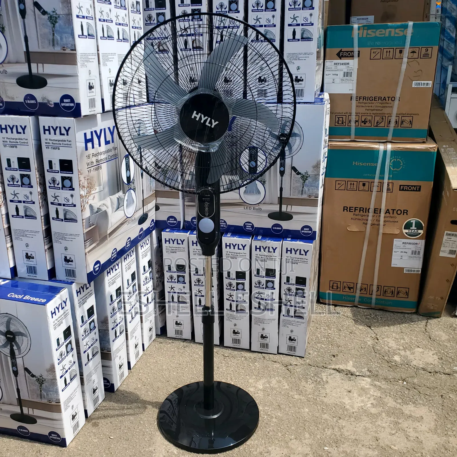 Hyly 18" Electric Rechargeable Fan