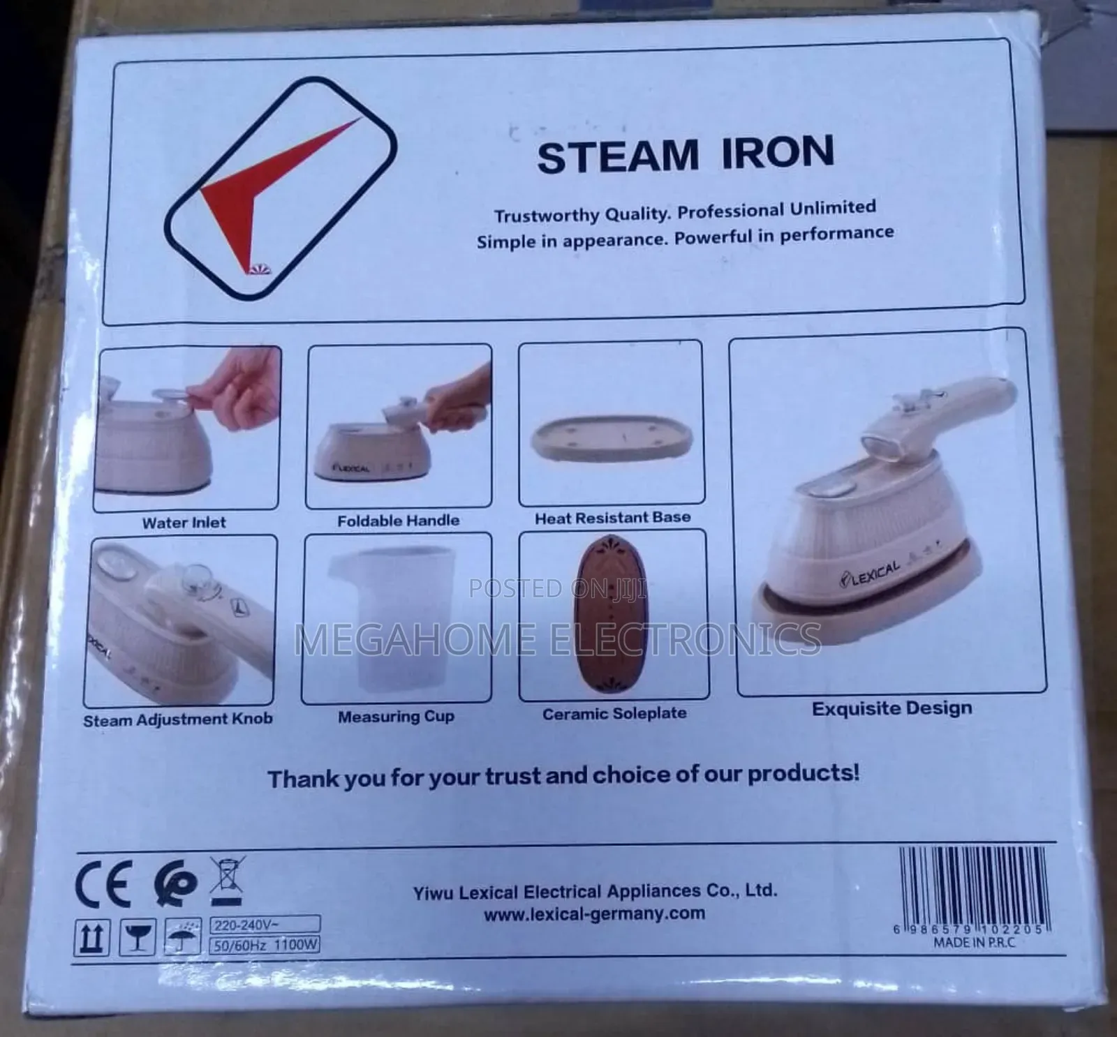 Lexical Steam Iron 1022