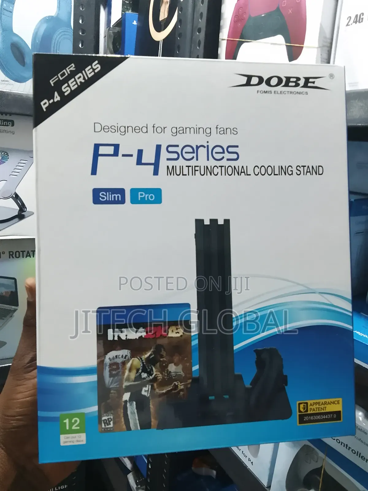 Multifunctional Vertical Cooling Stand for Ps4 Slim Pro