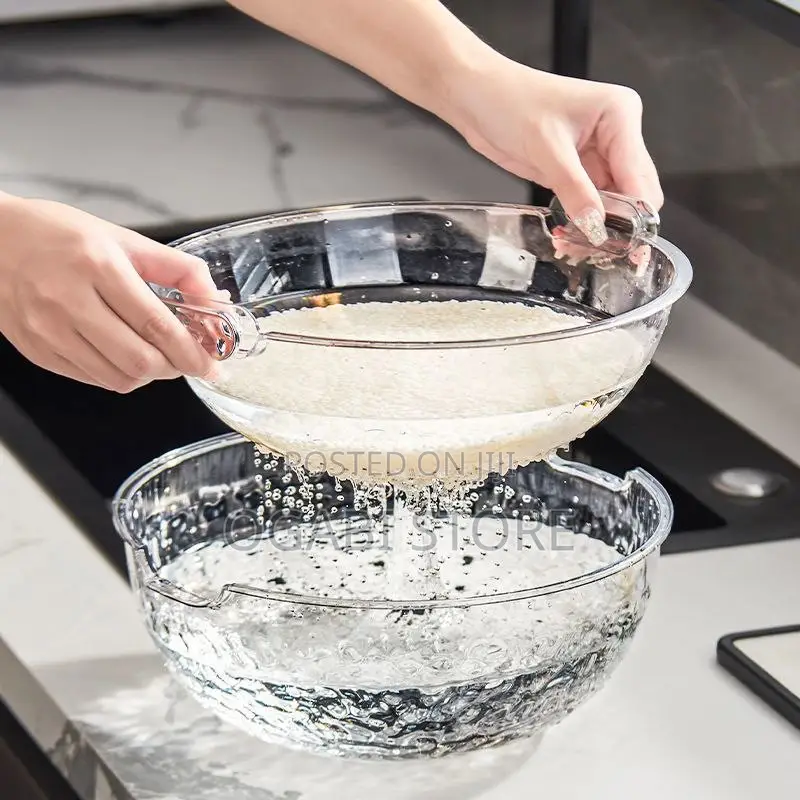 Transparent 2 In 1 Colander