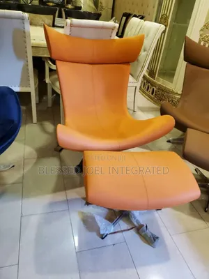 Orange Swan Chair