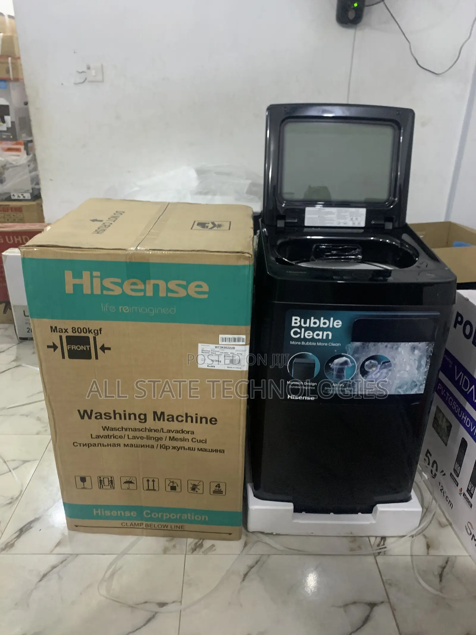 Hisense 9kg Fully Automatic Washing Machine – Top Load Design