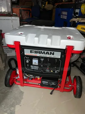 Firman Black and Red Series Eco4990es Petrol Generator Available