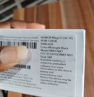 New Honor Magic5 Lite 5G 128 GB Black