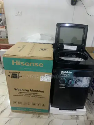 Brand New Hisense 9kg Top Loader – Silver Color