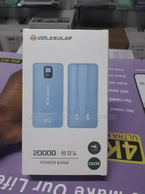 Cola Solar 20000 Mah Power Bank