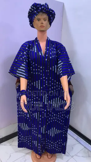 Comfortable Readymade Ankara Boubou/Abaya
