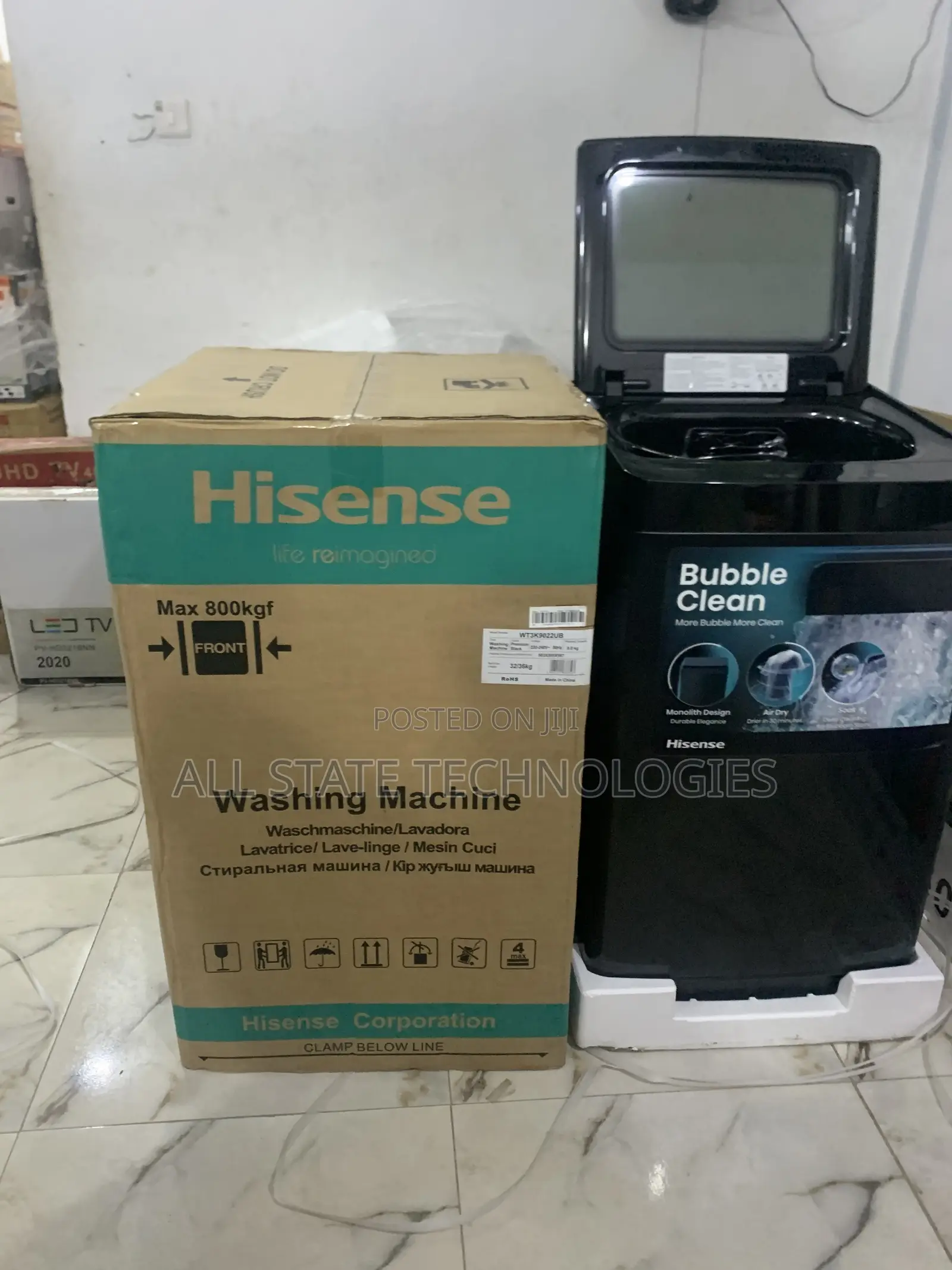 Hisense 9kg Automatic Washer – Advanced Spin Technology