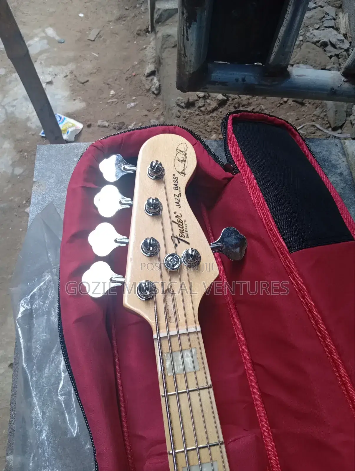 Fender Telecaster Squeir Active Bass Guitar Five String and Db Bag