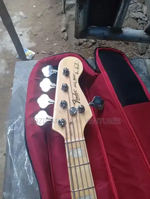Fender Telecaster Squeir Active Bass Guitar Five String and Db Bag