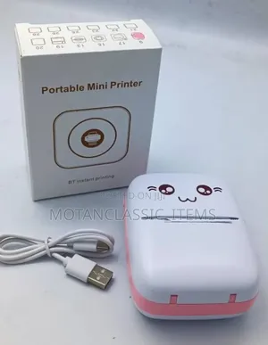 Portable Mini Printer With Accessories