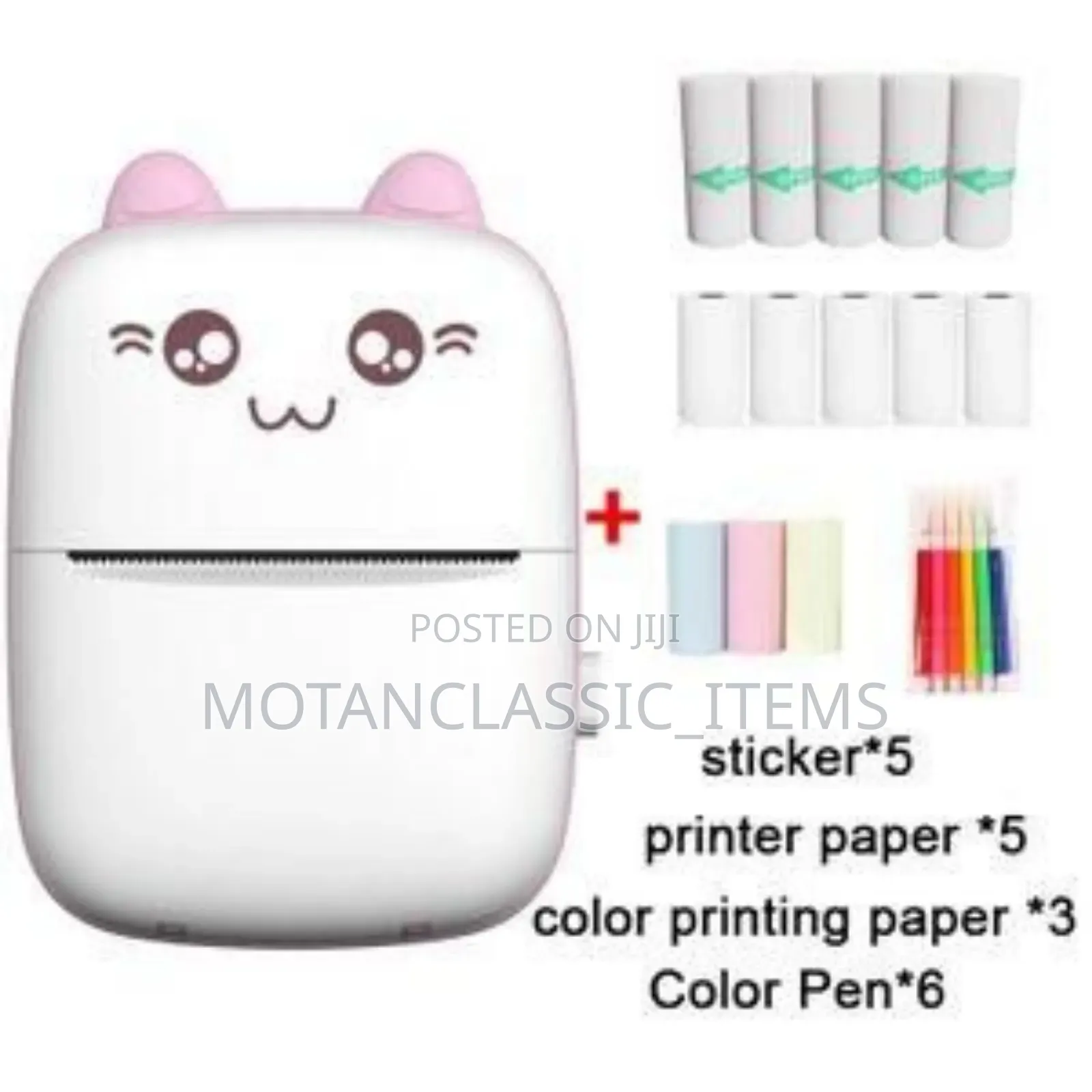 Portable Mini Printer With Accessories
