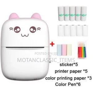 Portable Mini Printer With Accessories